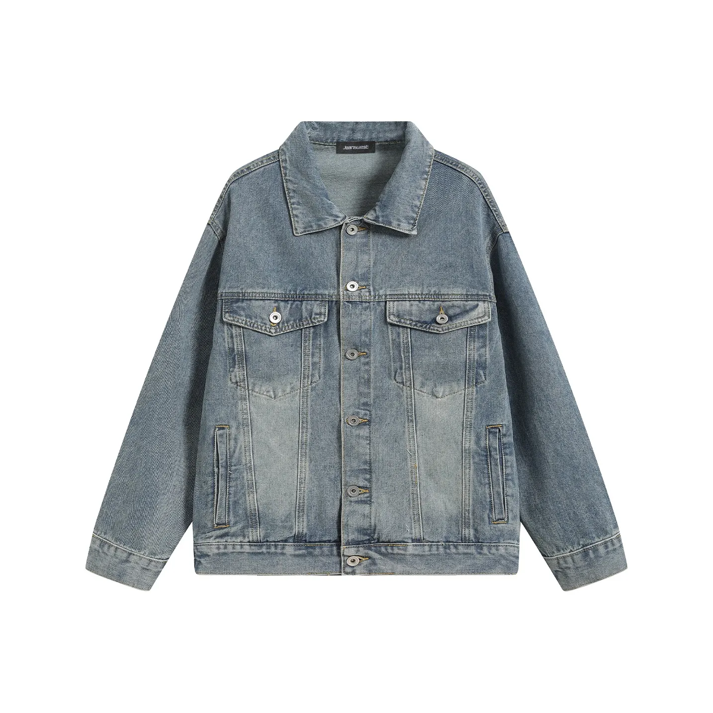 JEANSWEST Ностальгический синий Унисекс Джинсовые куртки