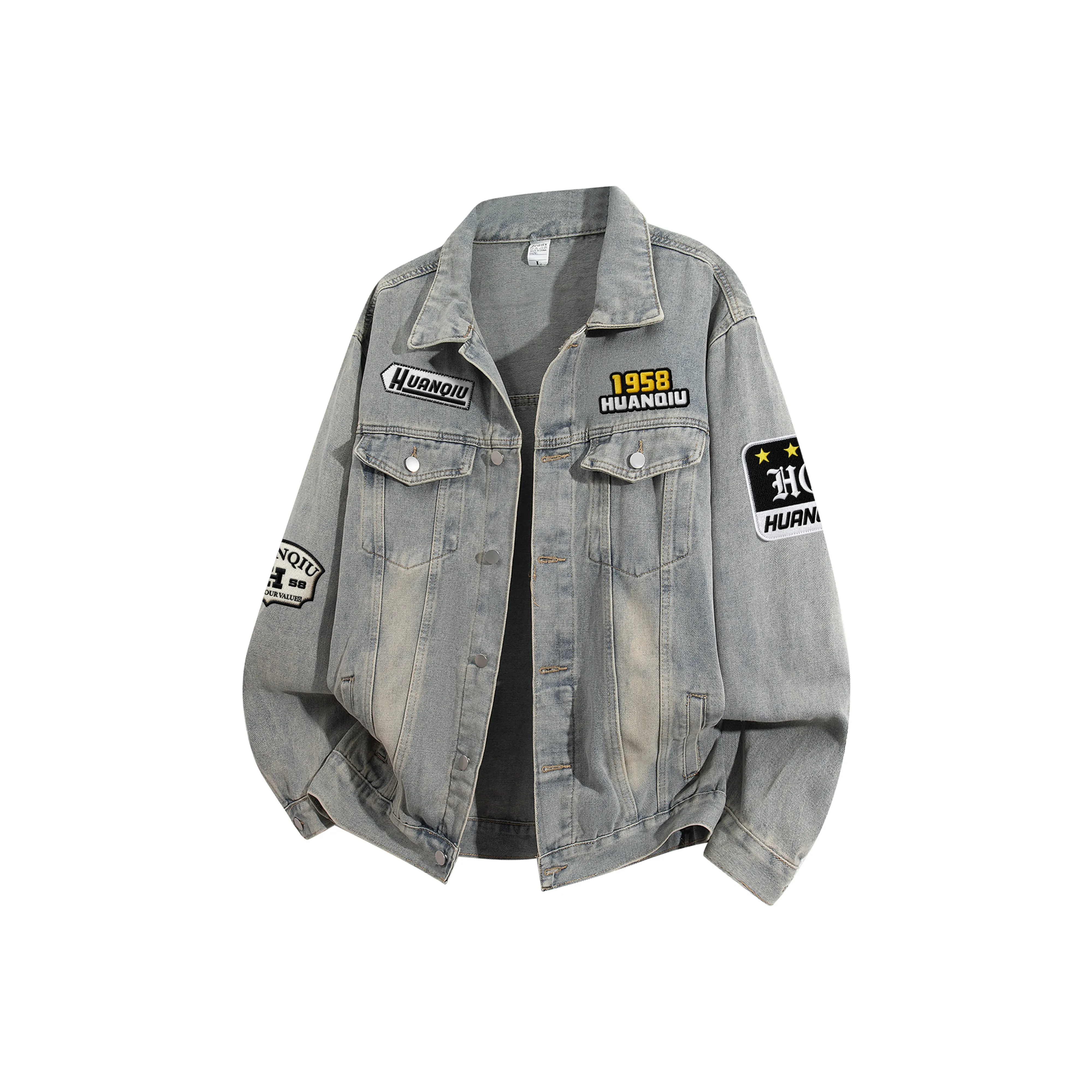 HUANQIU Унисекс Джинсовые Куртки