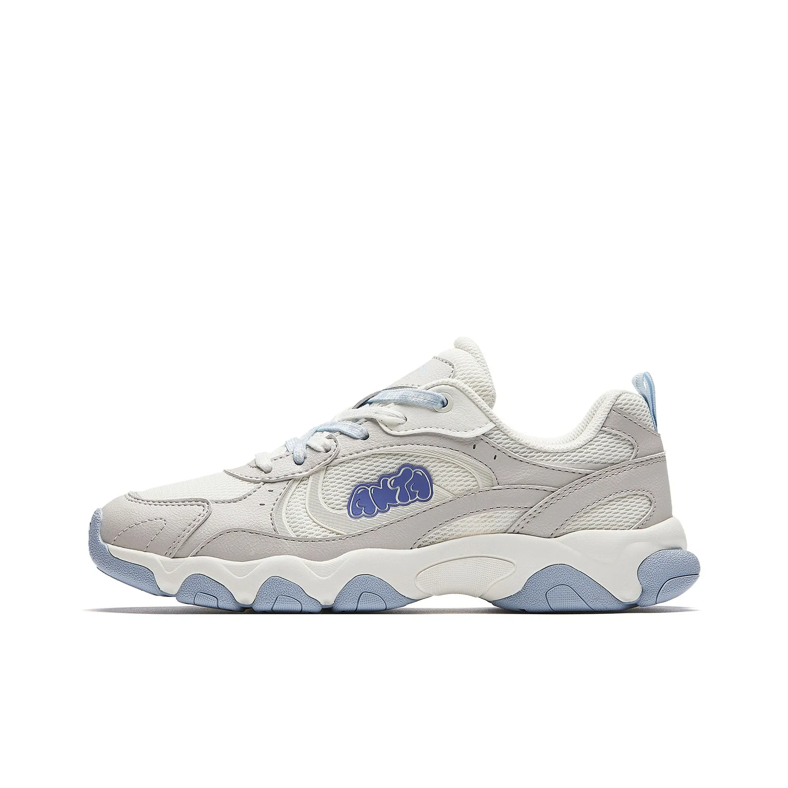 ANTA Износостойкая противоскользящая повседневная обувь для женщин белая синяя серая