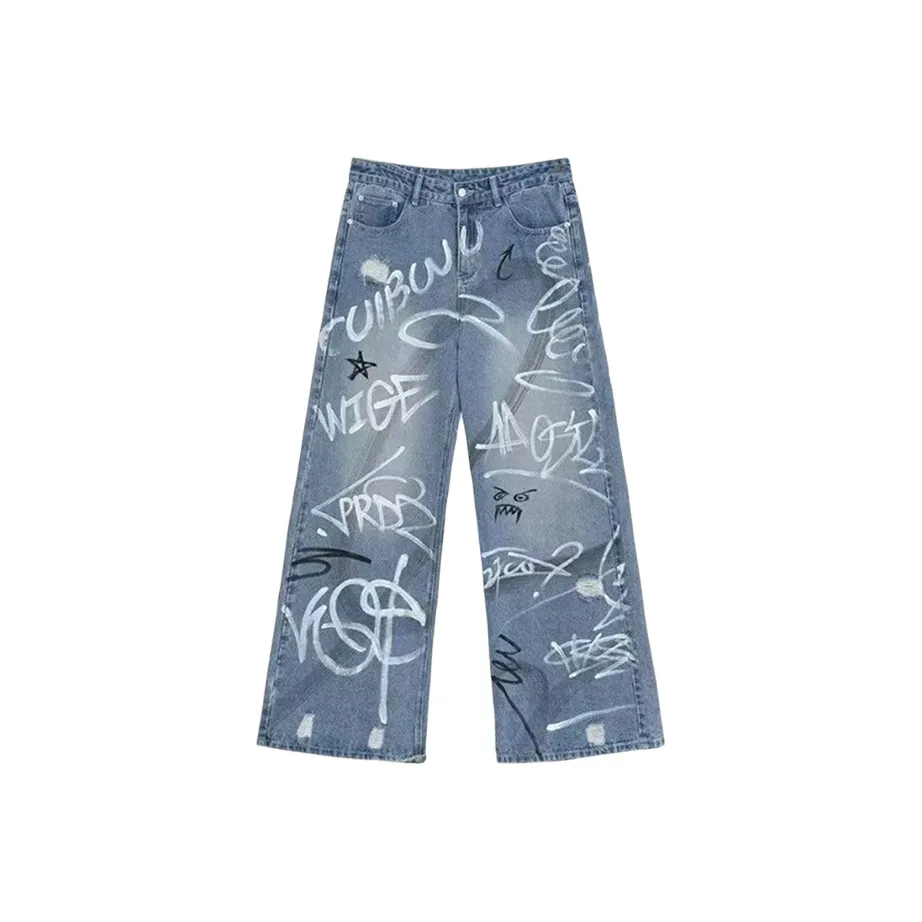 SAGP Blue Unisex Jeans SAGP Синий Унисекс Джинсы