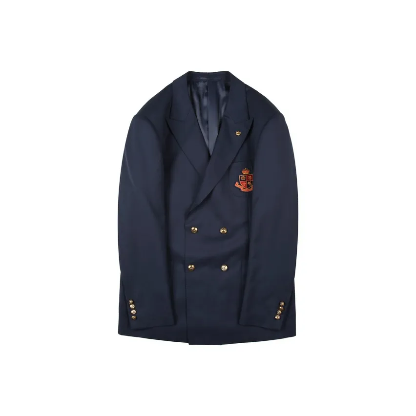 Raidy Boer Темно-синий Синий Мужской Деловой костюм