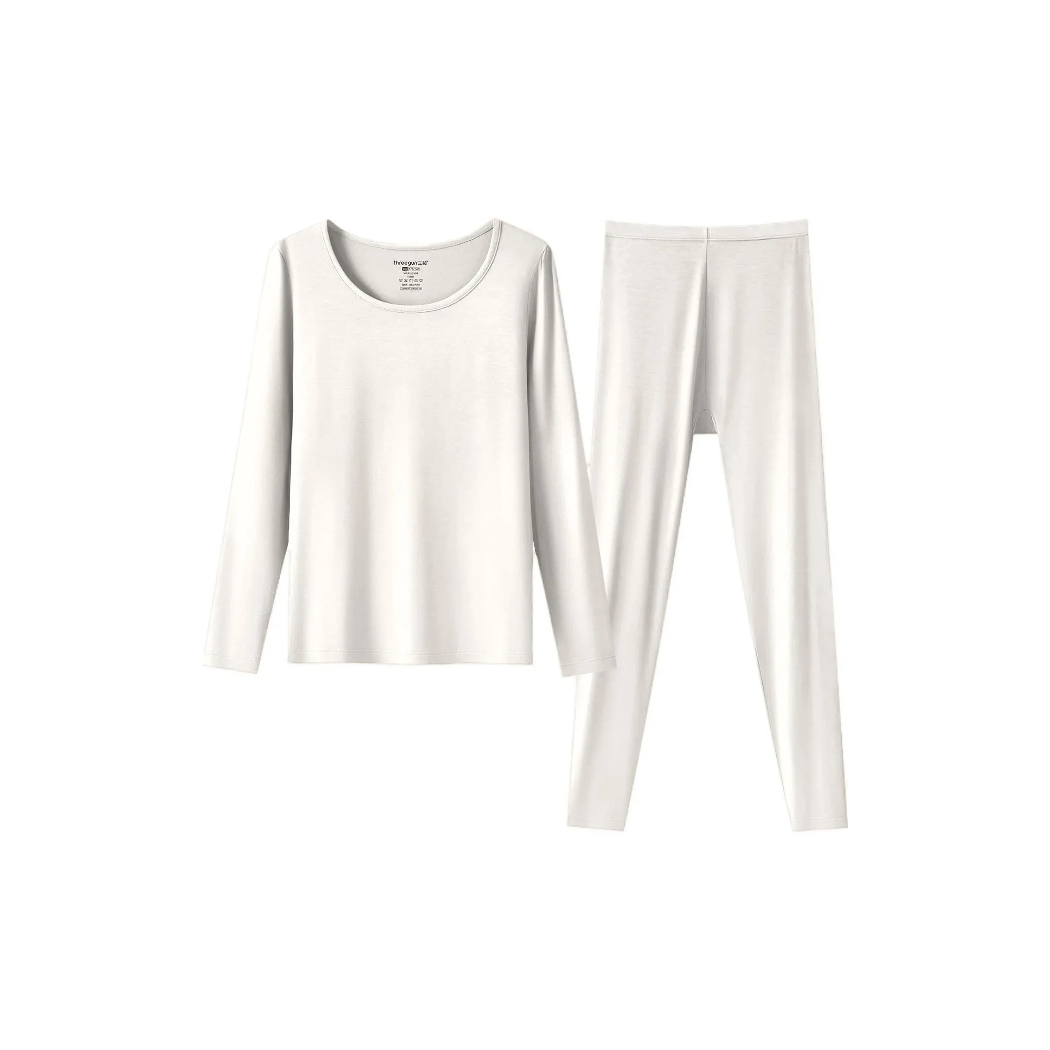 THREEGUN Термический комплект с длинными рукавами женский комплект нижнего белья женский