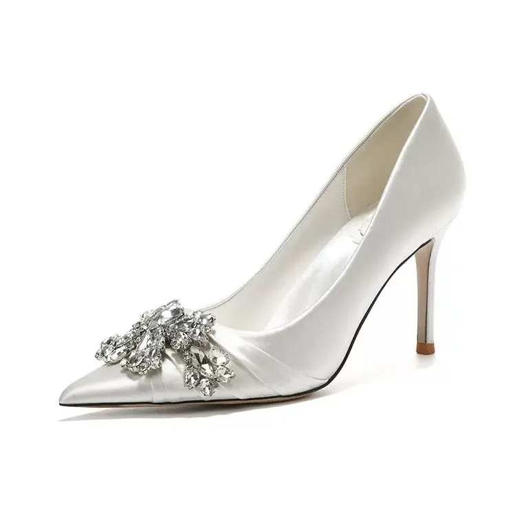 RoseDoris Узкий каблук Высокие каблуки Женские Белые