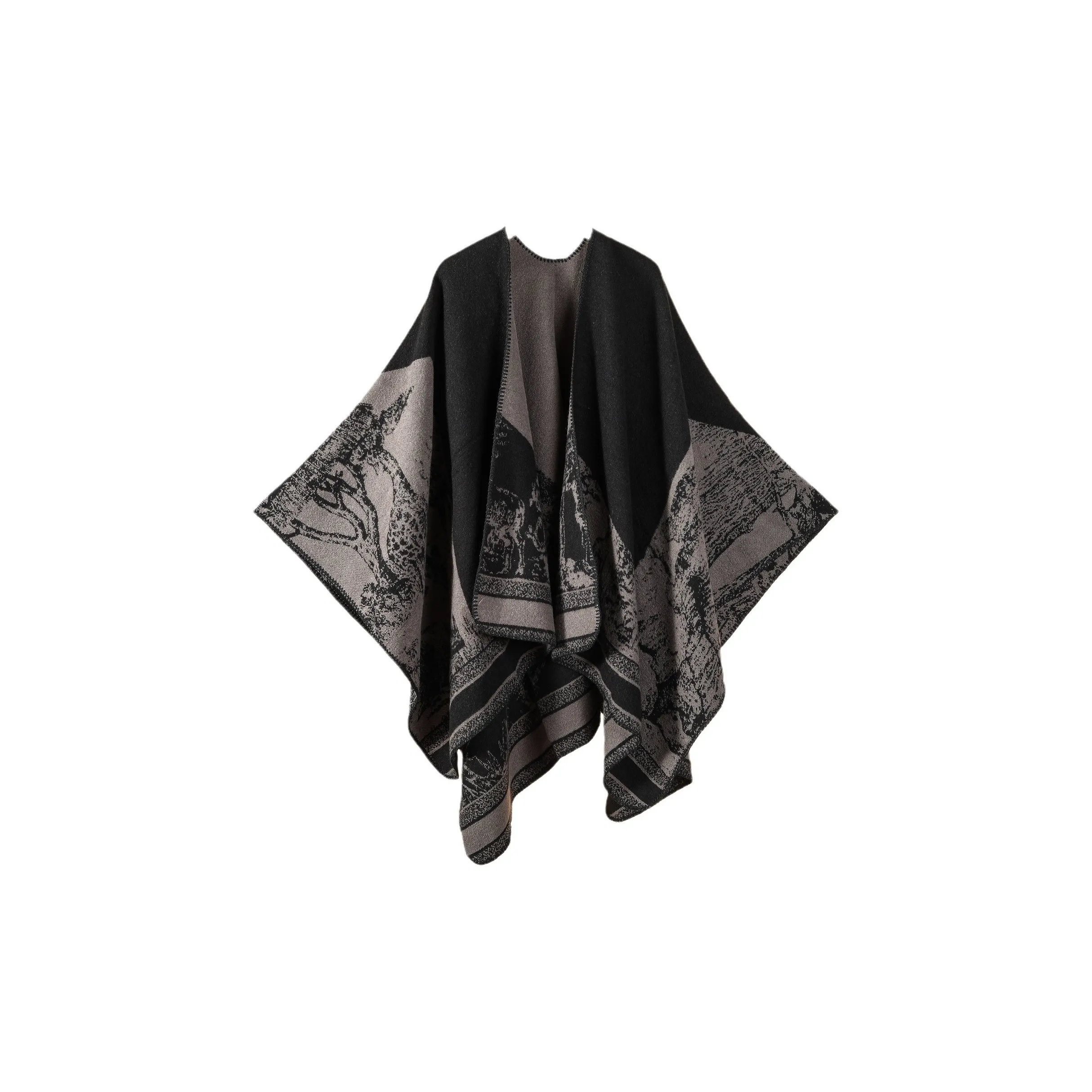 ALIEN BANG Искусственный кашемир Палантины Женские