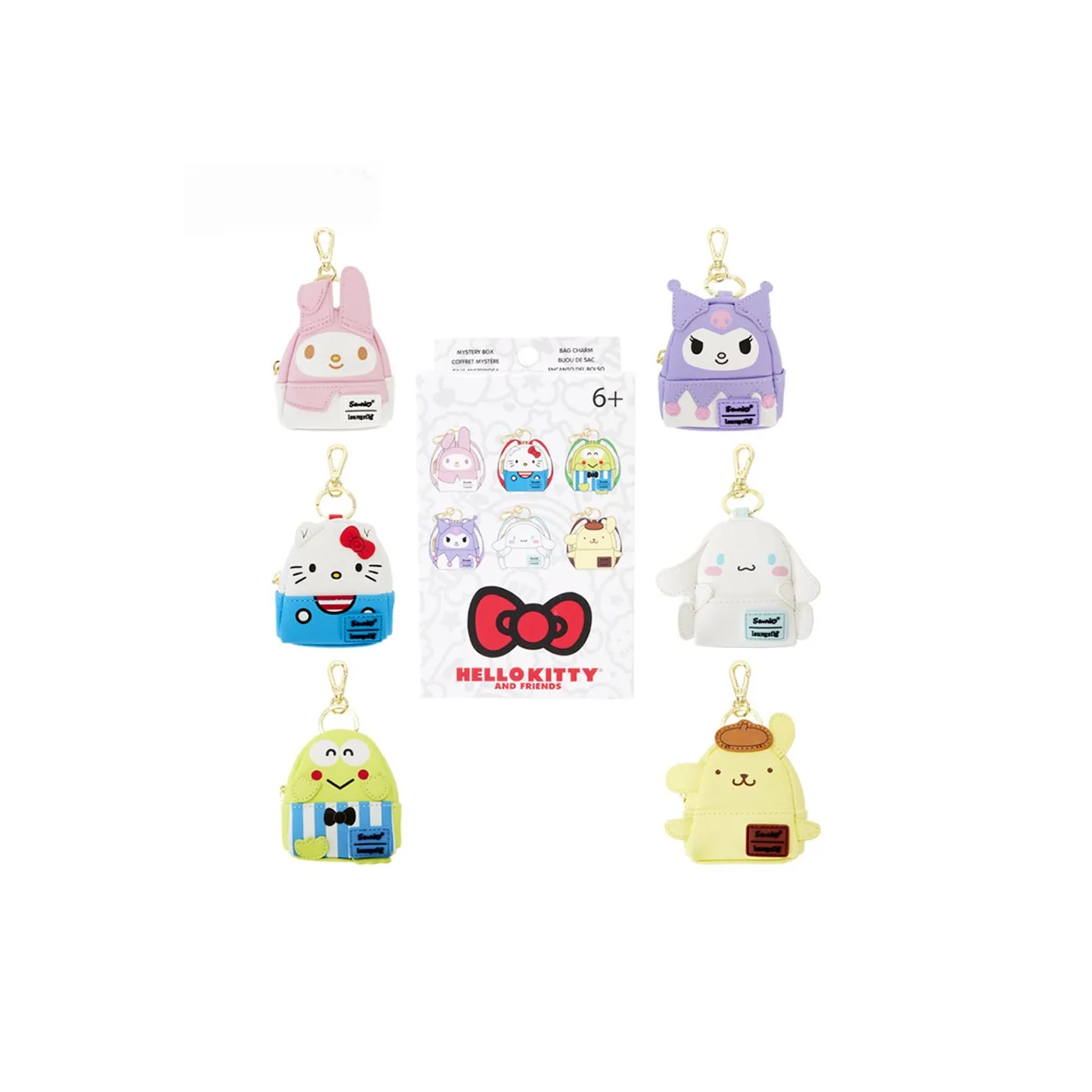 Loungefly Полиуретан Монетница Стандартная Унисекс Белый