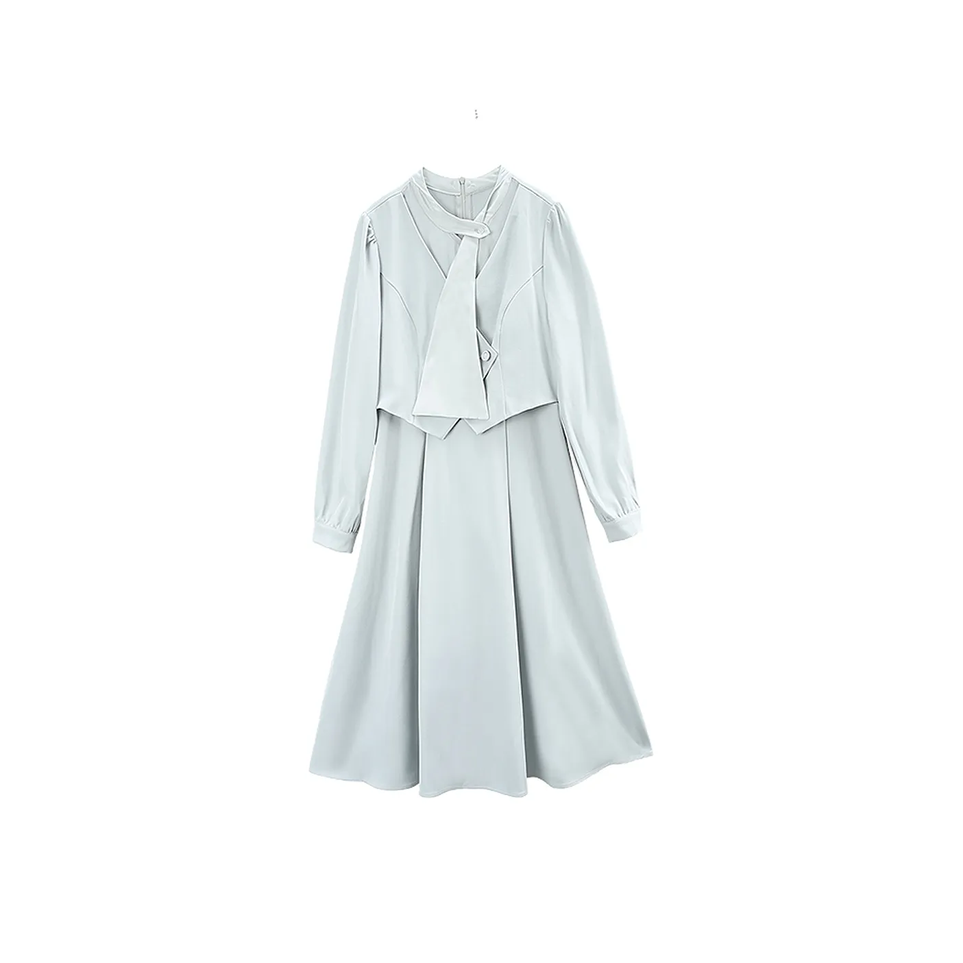 A paradise for awakening Длинное платье с длинными рукавами женское