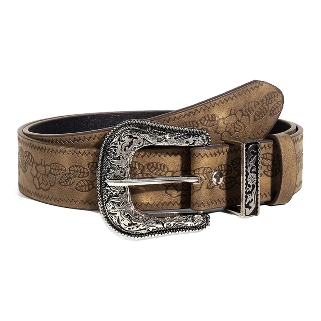 Miniso Ремни из ПУ (полиуретана) Унисекс 3,3 см