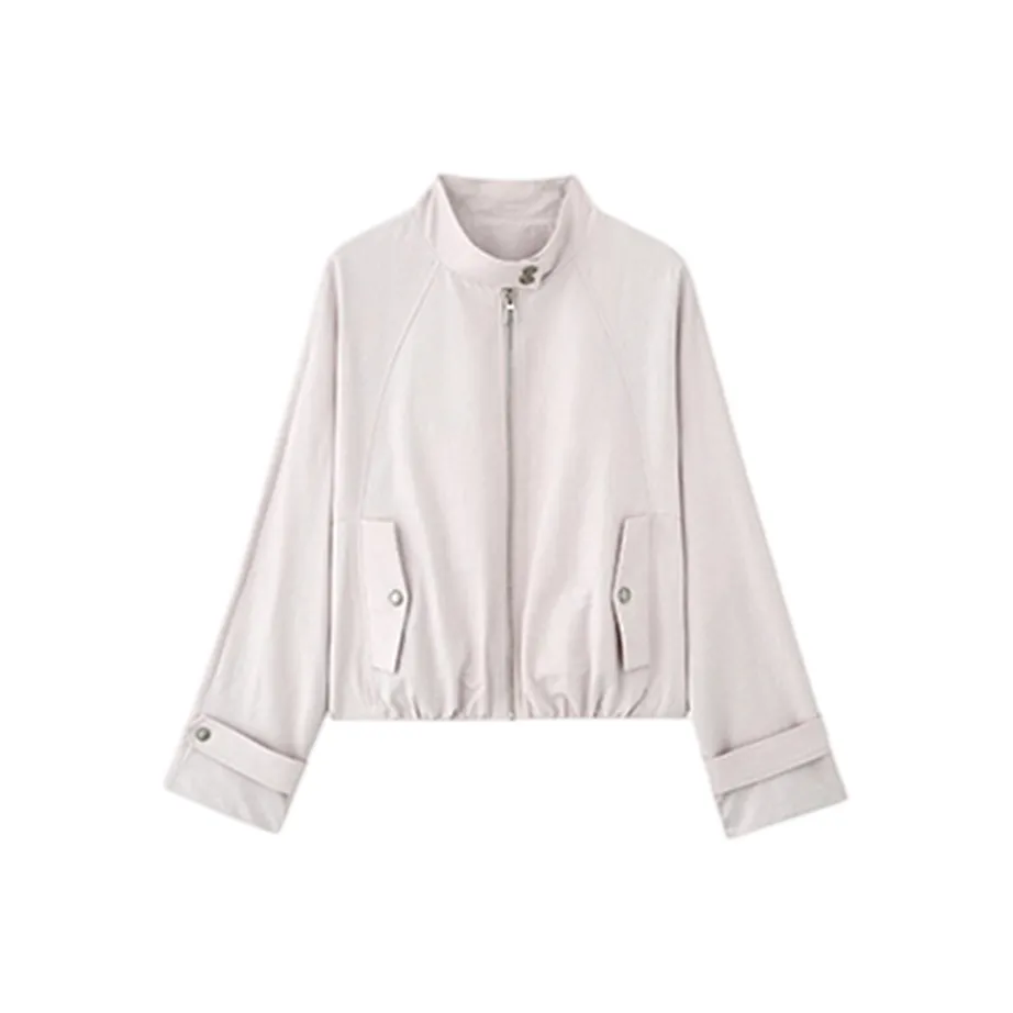 GRAYISMOON Светло-розовые Женские Куртки