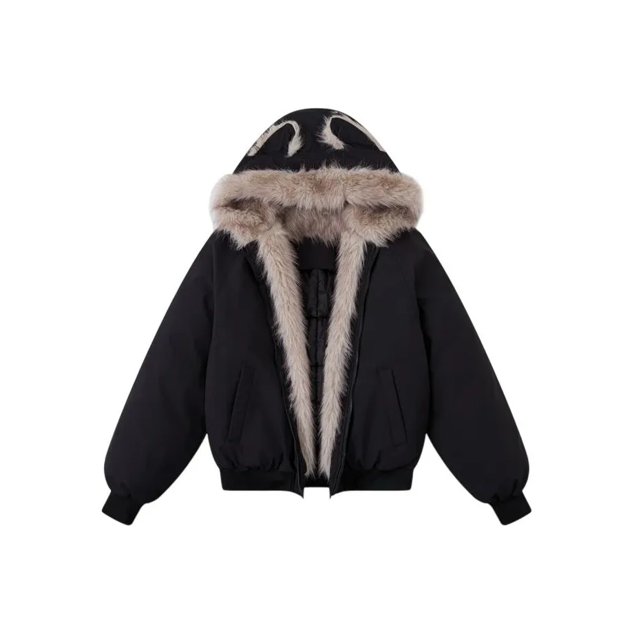 PAZZO Черный Женский Пуховик