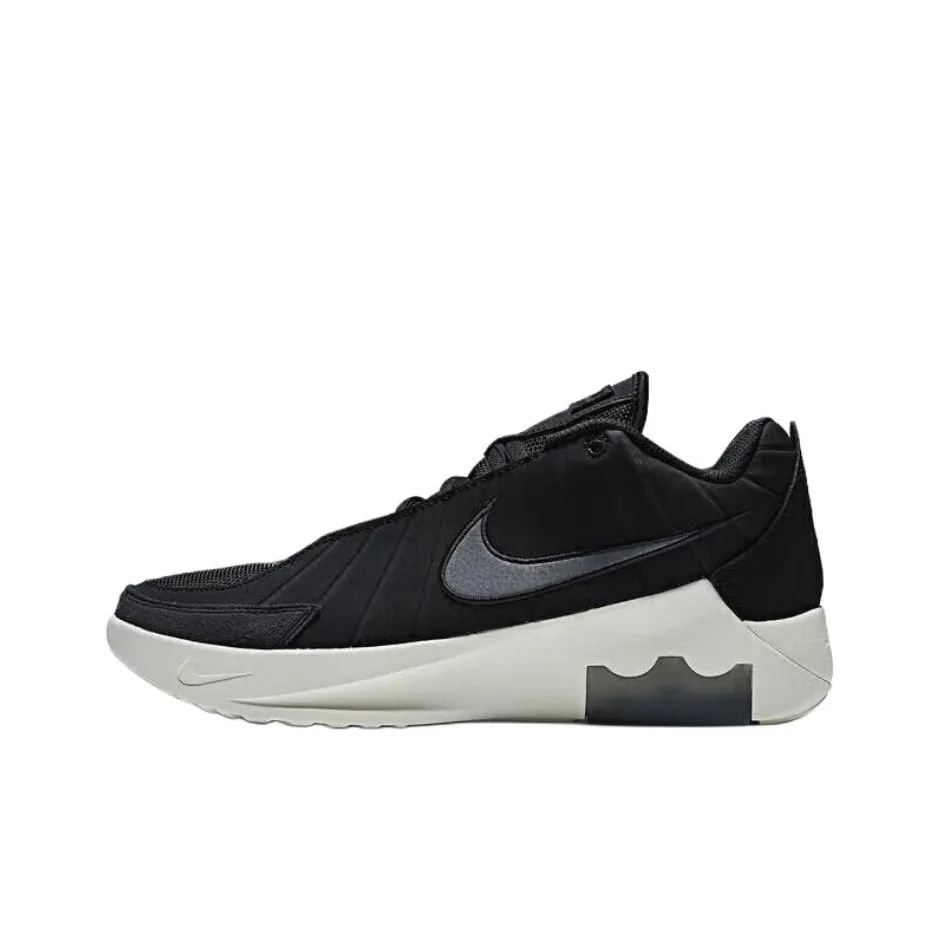 Nike Low Top Баскетбольные кроссовки Мужские Черно-белые