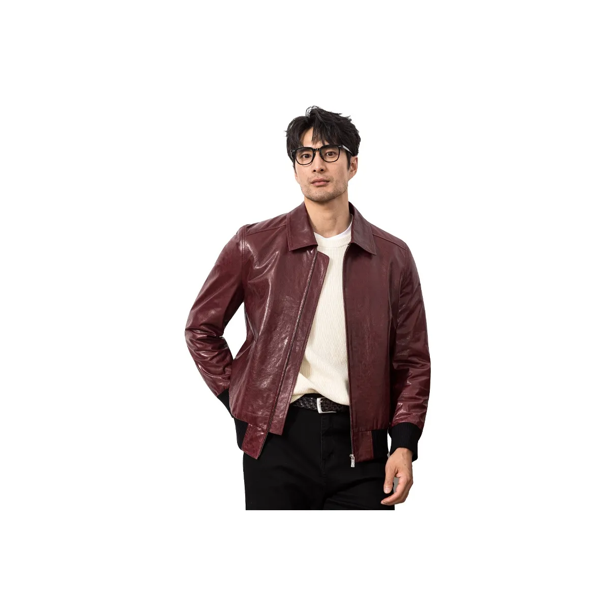 JIMU Натуральная кожа овчина мужской