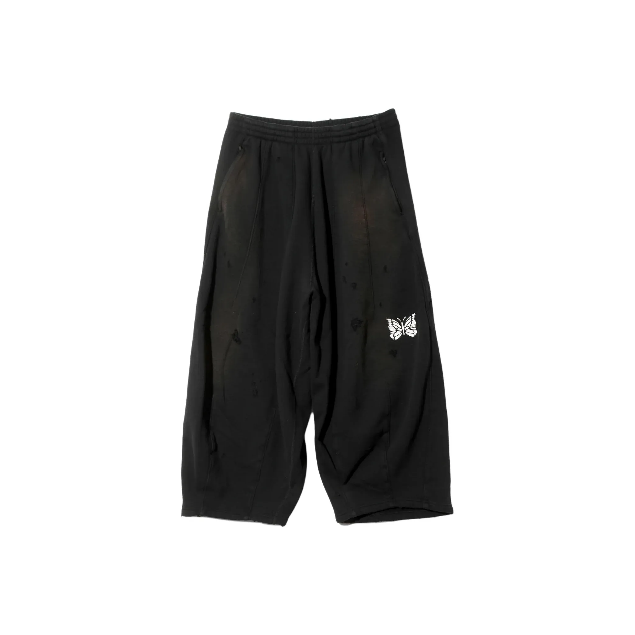 Needles FW25 Разобранный H.D. Sweat Брюки Хлопок French Terry Повседневные брюки Унисекс