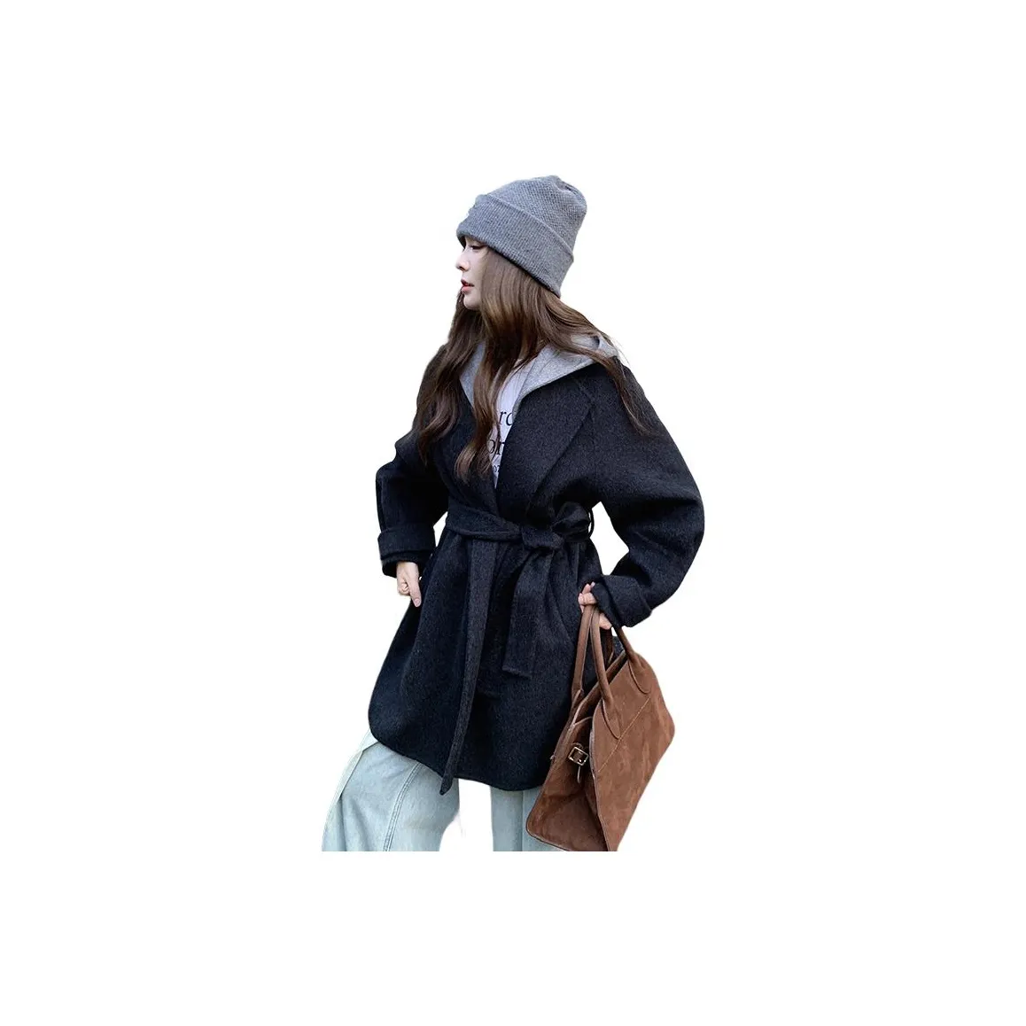 MEXICAN Черное Женское Пальто