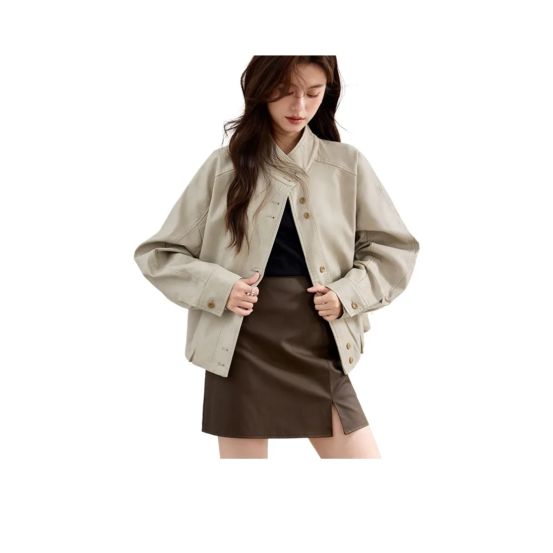 VICTORIA VERA Кожа Куртка Женская