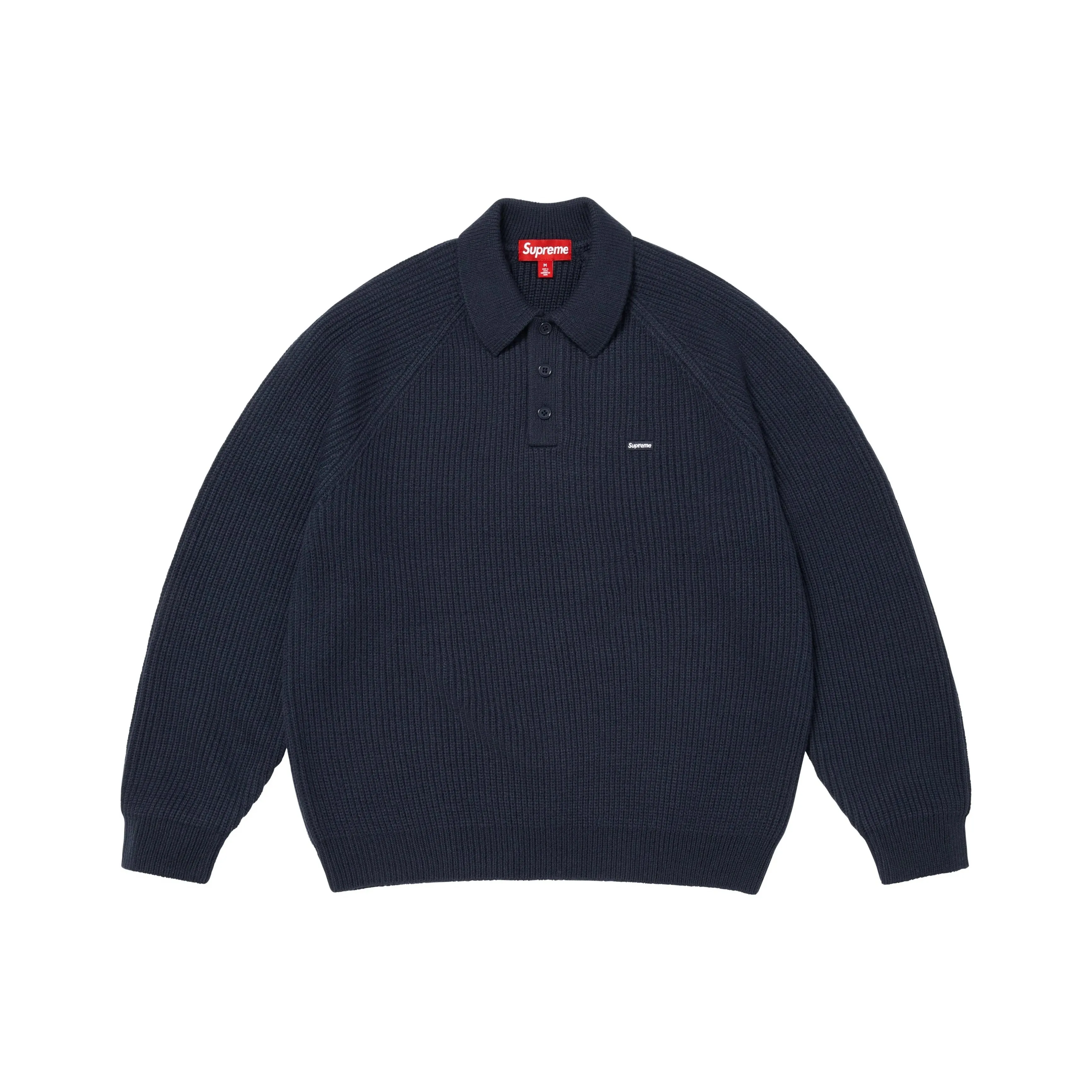 Supreme FW25 WEEK4 Маленькая коробка POLO Свитер Поло Унисекс