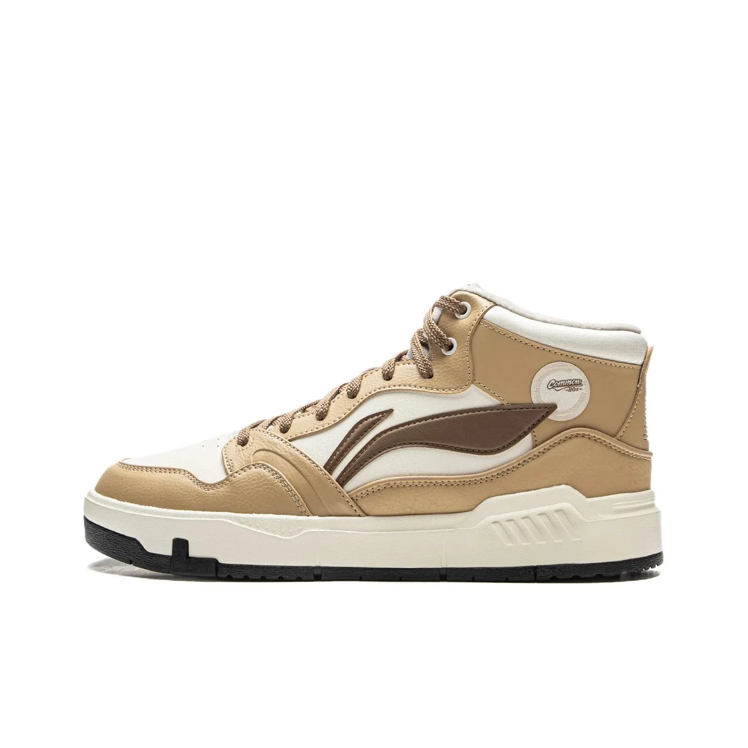 Подкладка Common 80s устойчивая к истиранию противоскользящая MID топ кроссовки для скейтбординга мужской чайный коричневый экрю