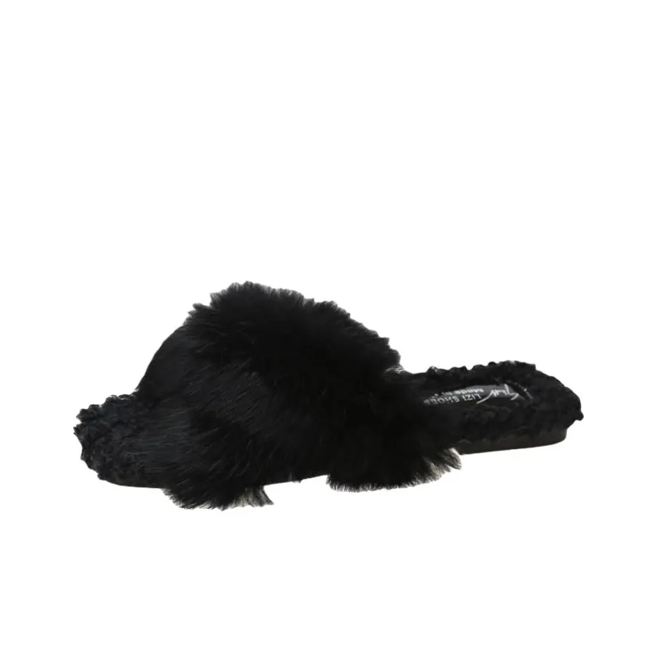 Rutai Резиновые Пушистые Тапочки Женские