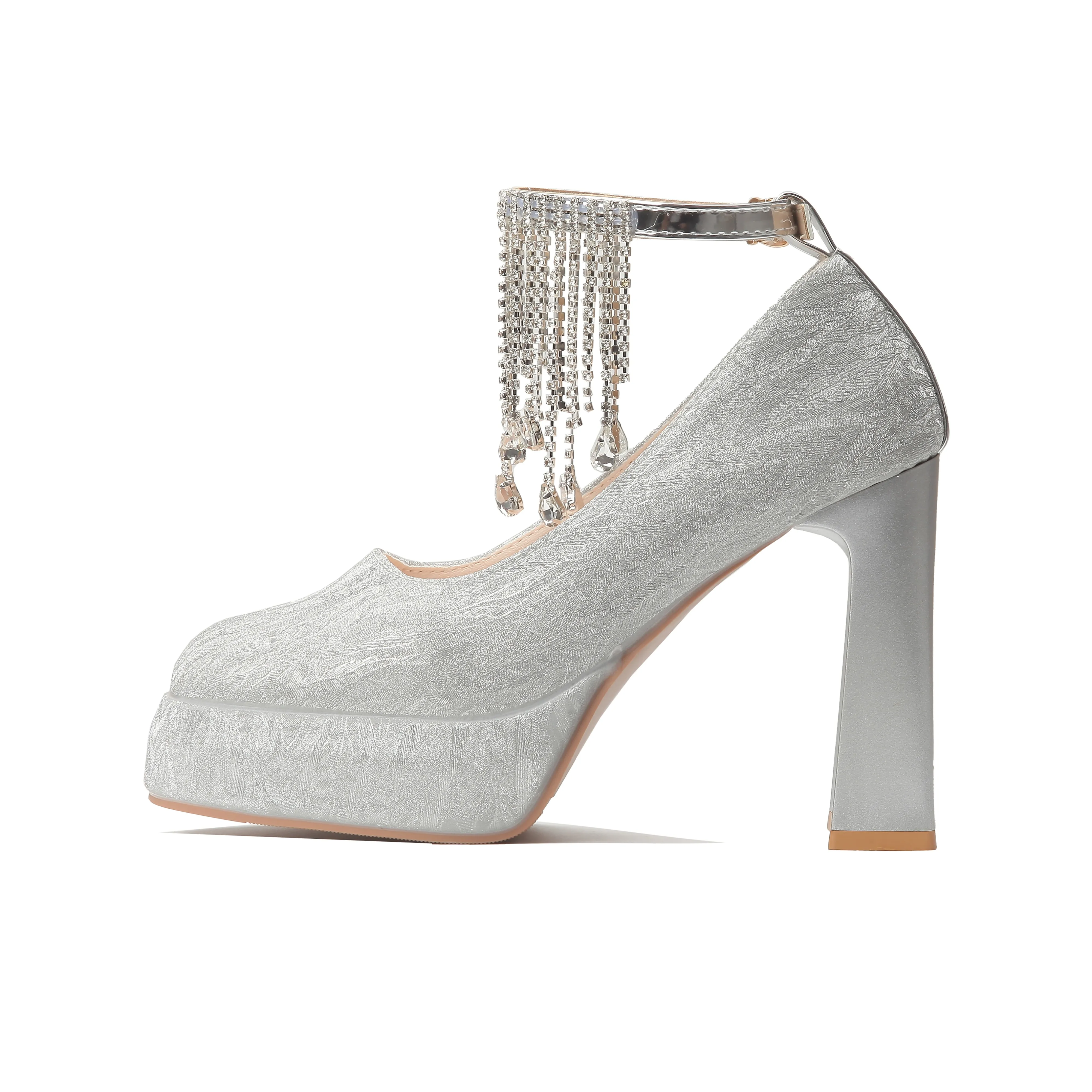 AFJI Грубый каблук Высокие каблуки Женские