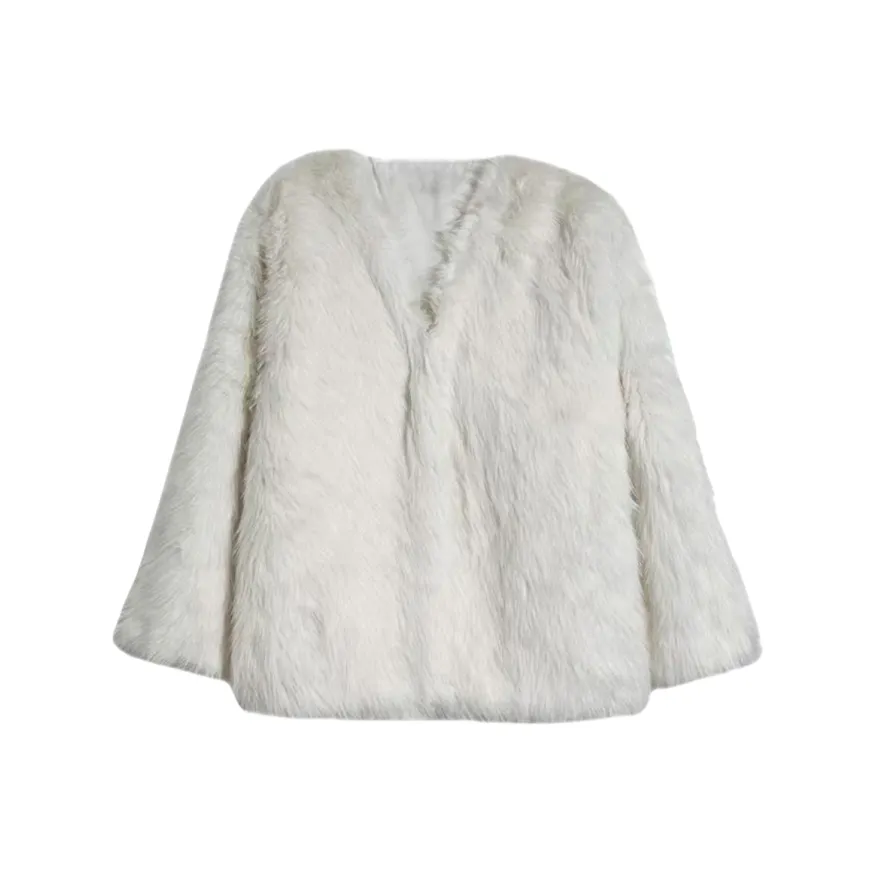 ZEKIKO STUDIO Белый Женские Меховые изделия