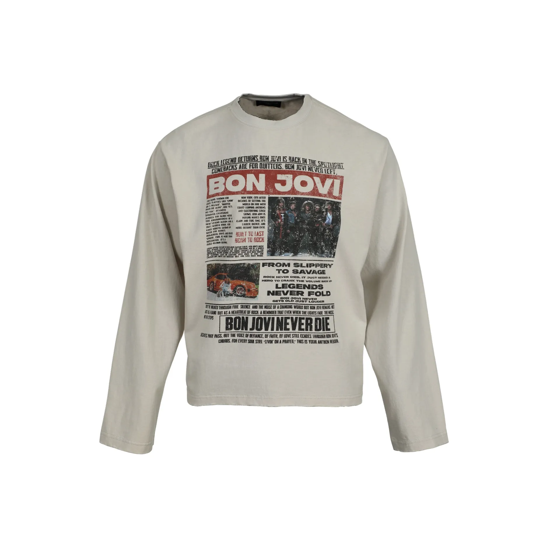 EPOWER PRESENTS Костяной Белый Винтажный Белый Унисекс T-Рубашки