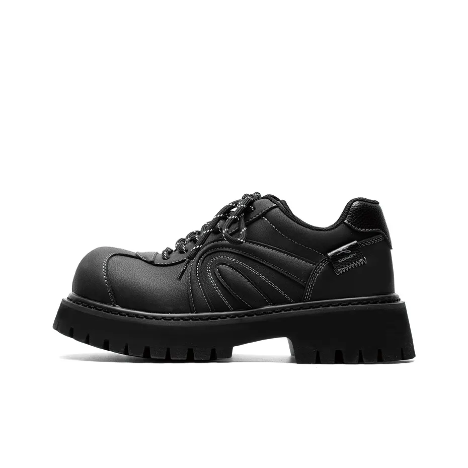 Mule Donkey Высота Увеличивающая Легкая Низкий Топ Повседневная Обувь Унисекс Матовый Черный