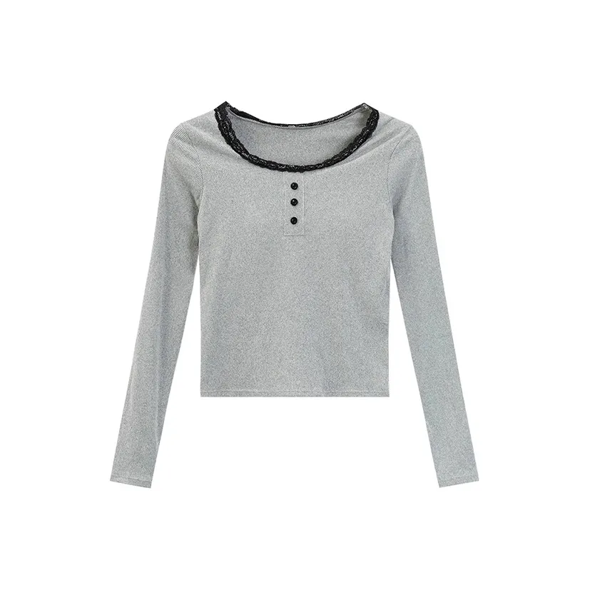 ABBY GODDESS Осенний трикотаж женский серый