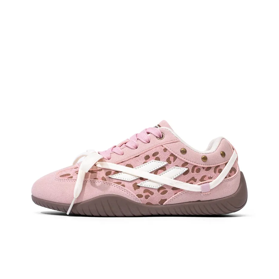 NSTCU Повседневная обувь Низкий топ Розовый леопард Унисекс