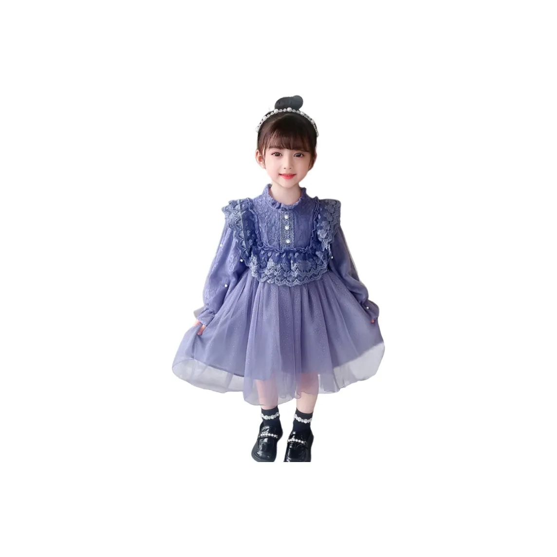 Rindu Фиолетовые Платья для Девочек