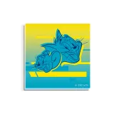 아크릴 냉장고 마그넷 - 옐로우 및 블루