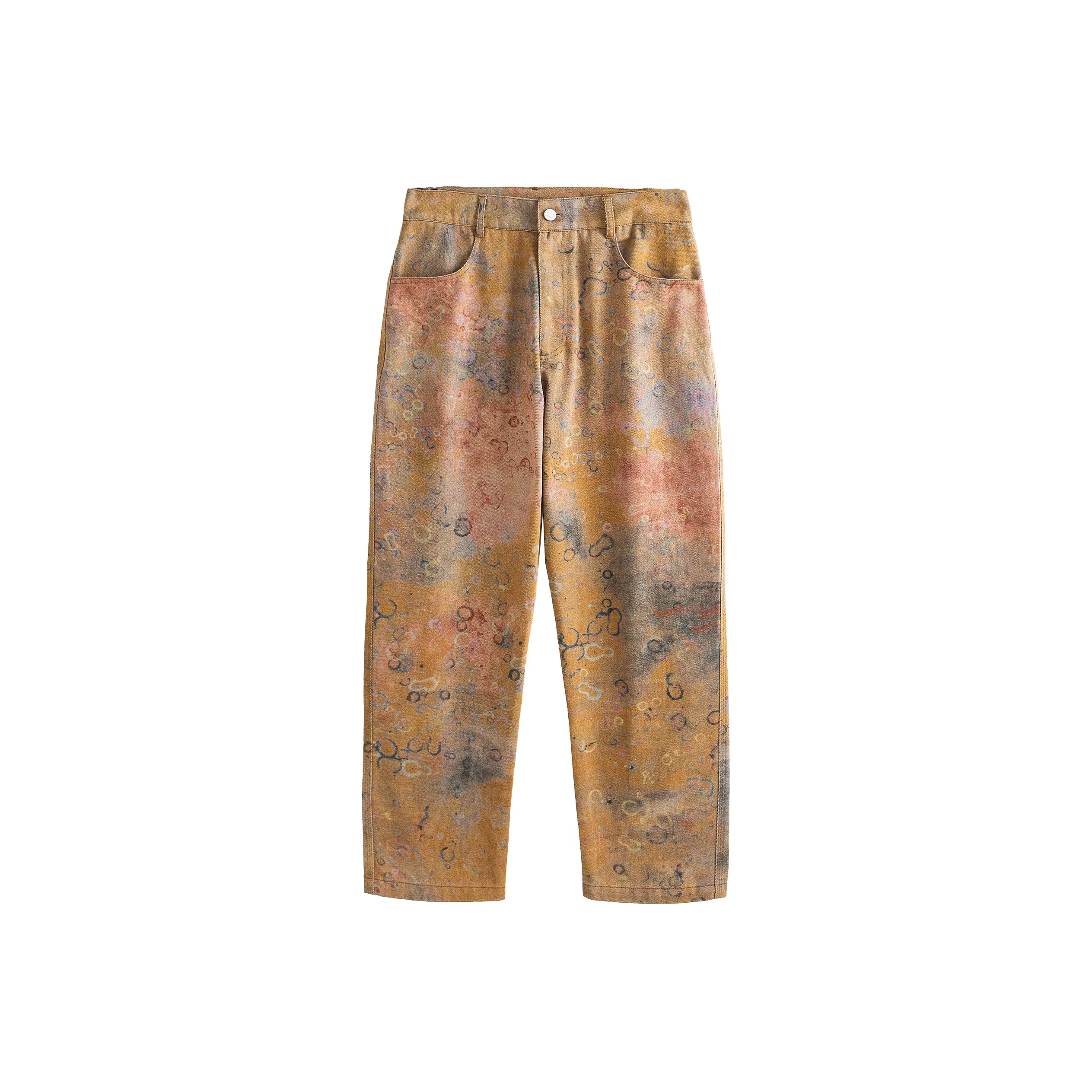 ME DA IGUAL Tie Dye с принтом унисекс джинсы