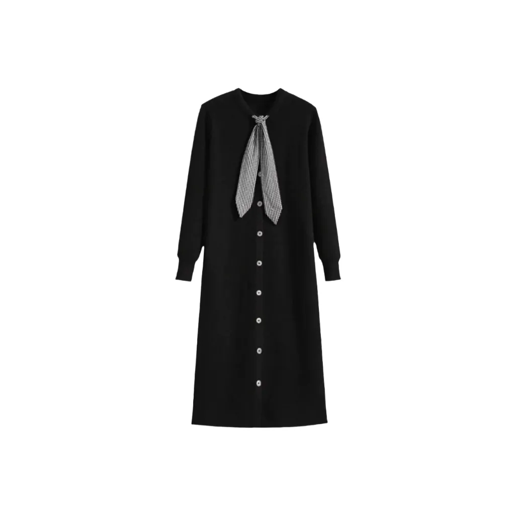 ARIADNAW STUDIO Женские Длинные Платья с Длинными Рукавами