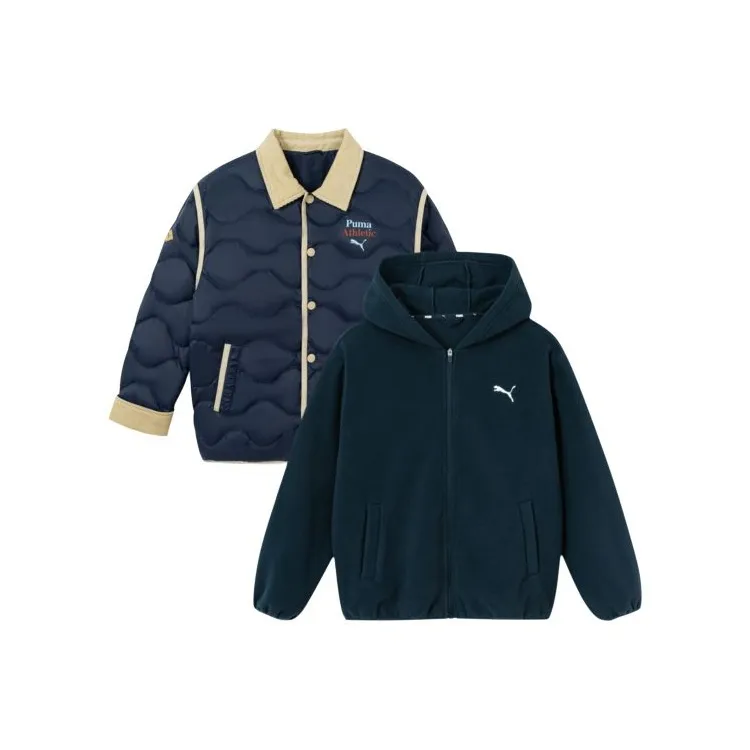 PUMA Пуховик 2 предмета Комплект Теплый Двусторонний Костюм для малышей