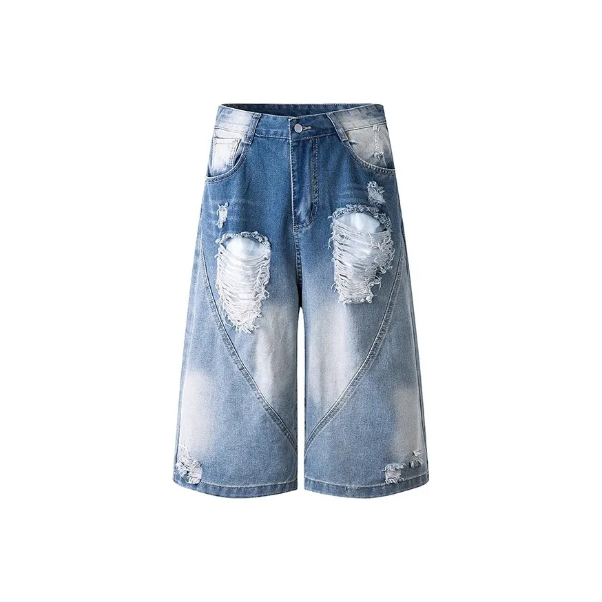 DGMZ Blue Capri Pants Women's Jeans DGMZ Синие капри штаны женские джинсы