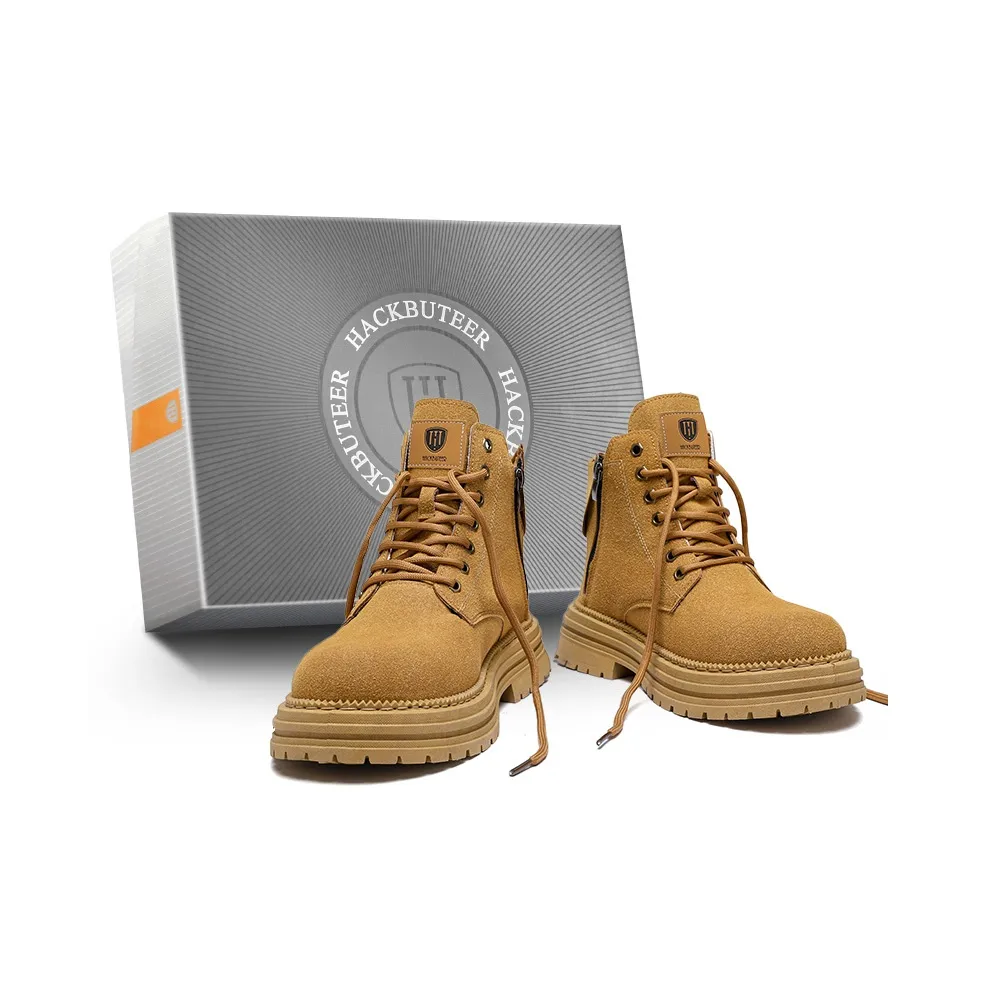 HACKBUTEER Ankle Длина (размер в длину) Мартин Boot Men's Box Включено