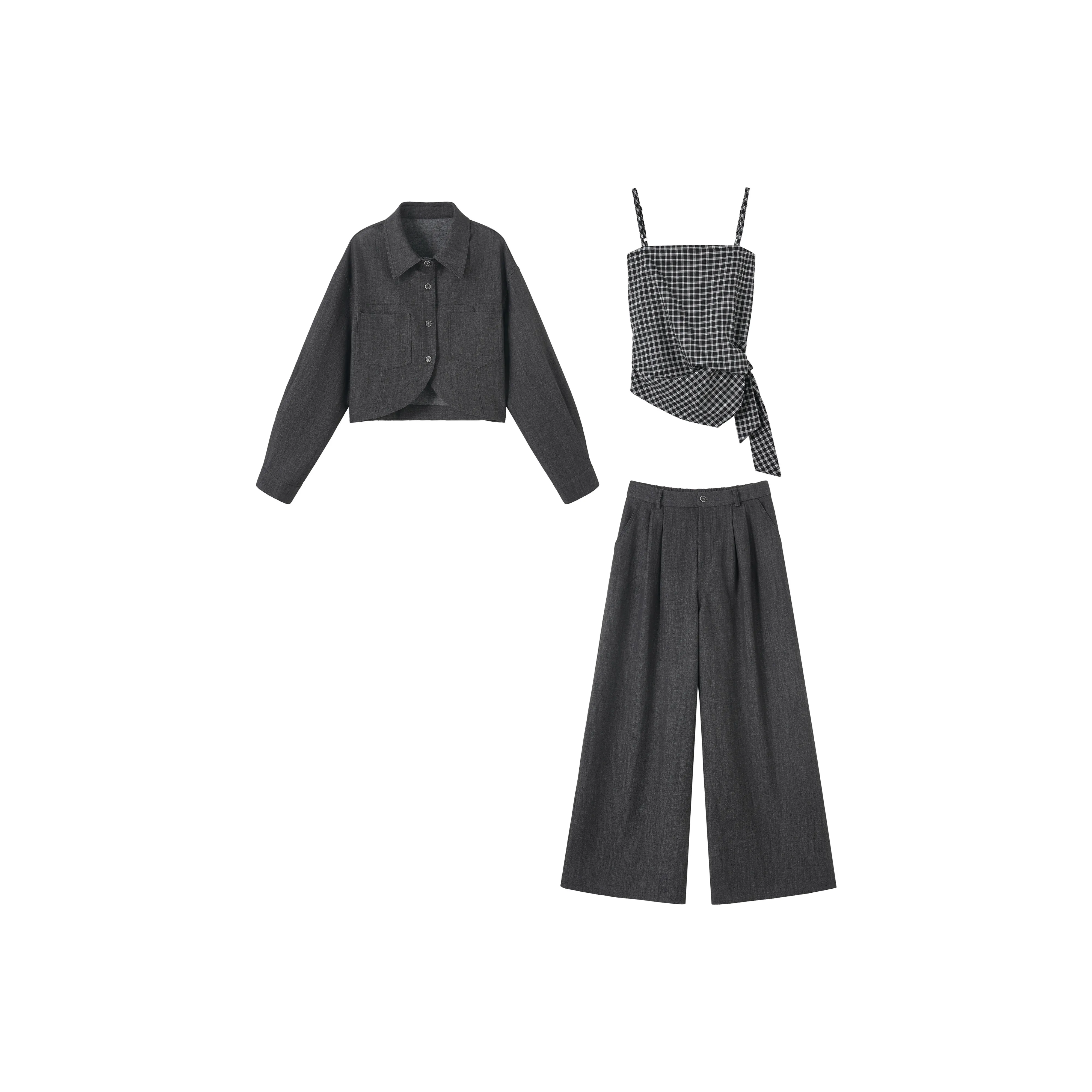 DX.DAXI Черный Повседневные костюмы для женщин