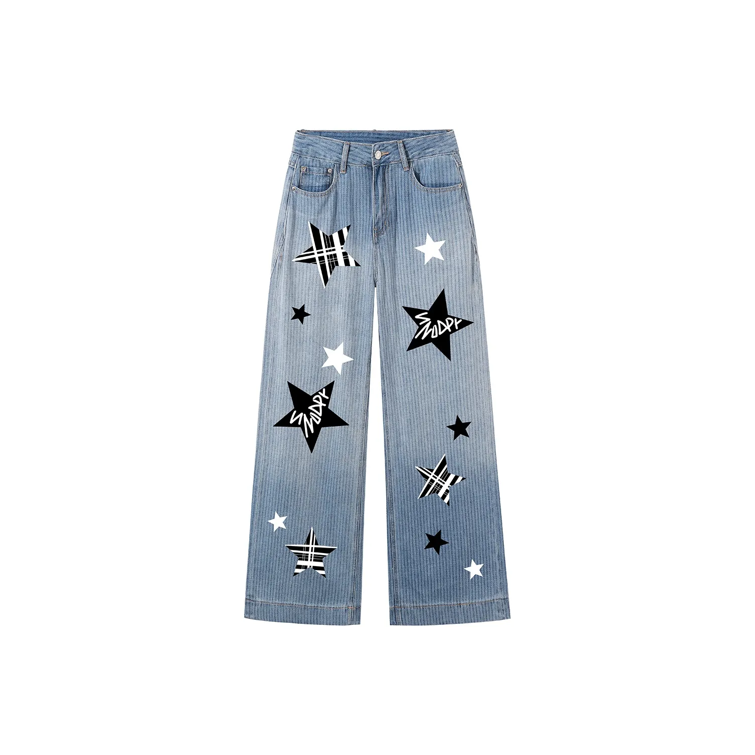 SNOOPY Винтажные синие женские джинсы