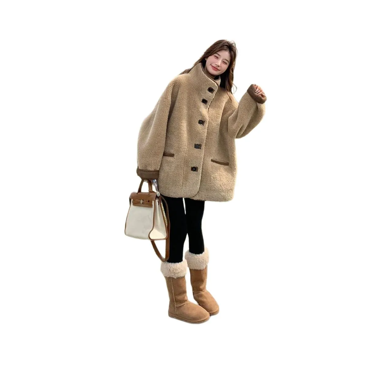 BONAS Коричневый Женские пуховики