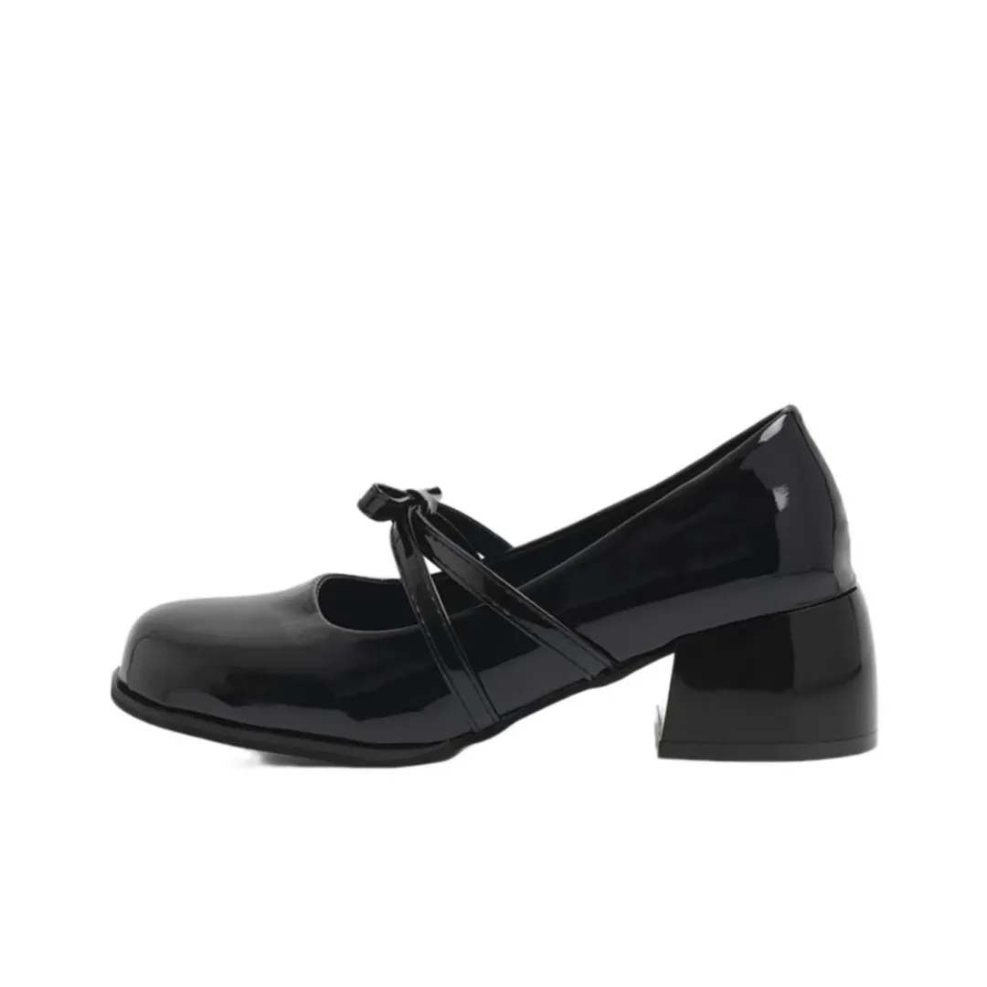 Rutai Квадратный каблук Mary Jane Женские туфли