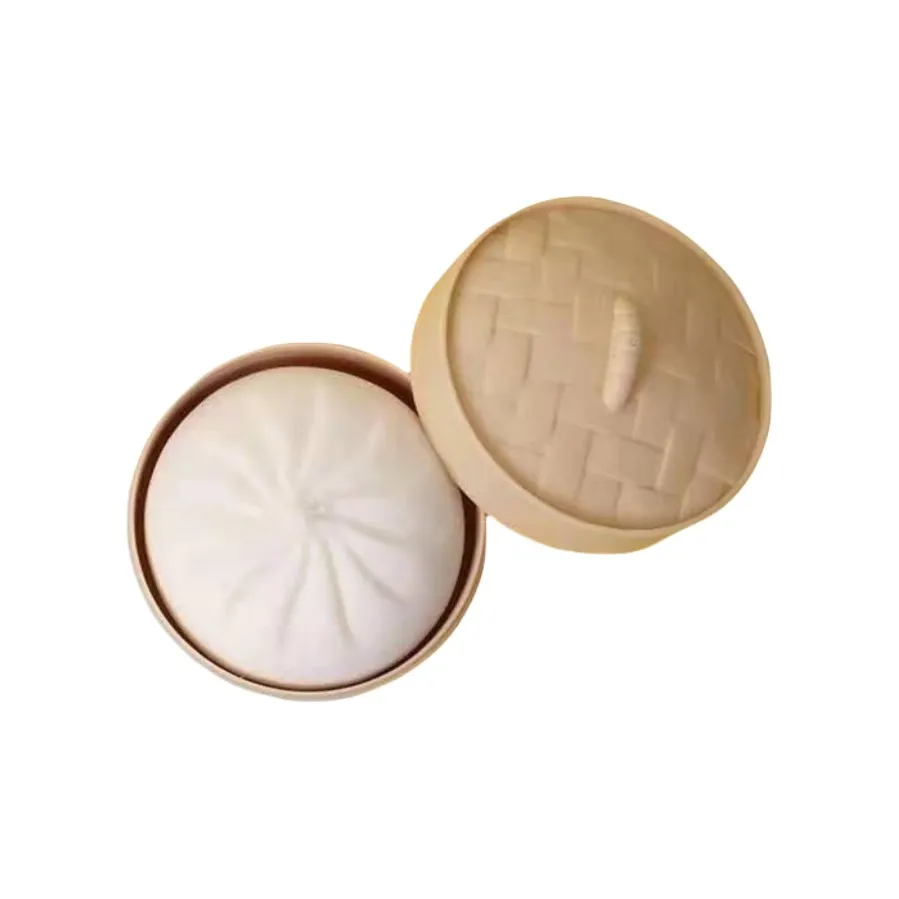 Принцессы Любители Имитация Стресс-Брелок Баоцзи Бун с Поршневой Колбасой Маска Еды Шутка Мини Баоцзи Сжимай и Пресс Веселье Игрушки