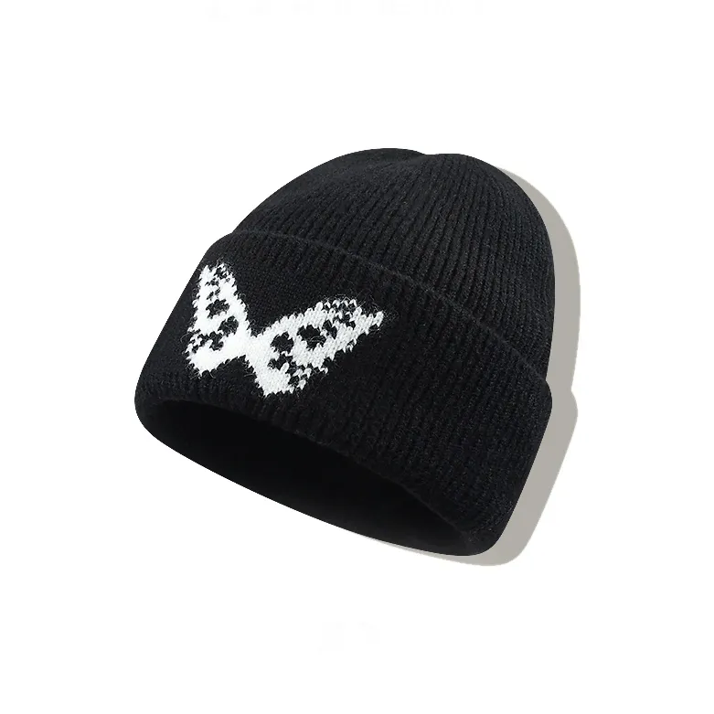 YOUWEI Акриловый Большой Окружность Головы Модный Пуловер с Закрытым Носком Шапка-Бини Унисекс