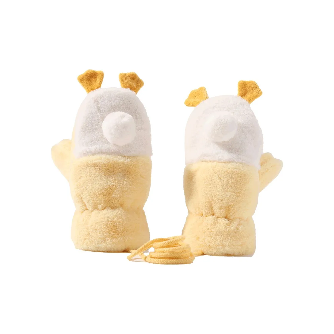 YUZHAOLIN Утолщенные вязаные перчатки для детей