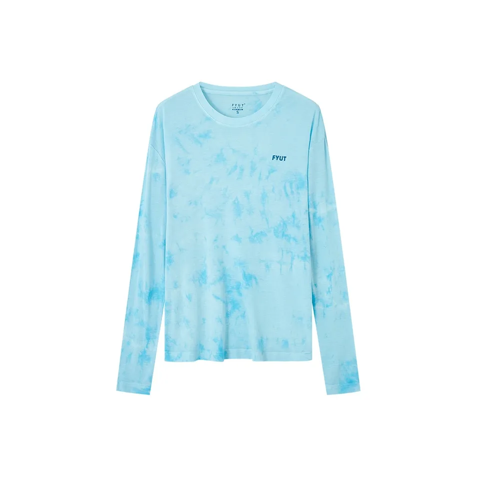 FYUT Tie Dye Синий Унисекс T-рубашки