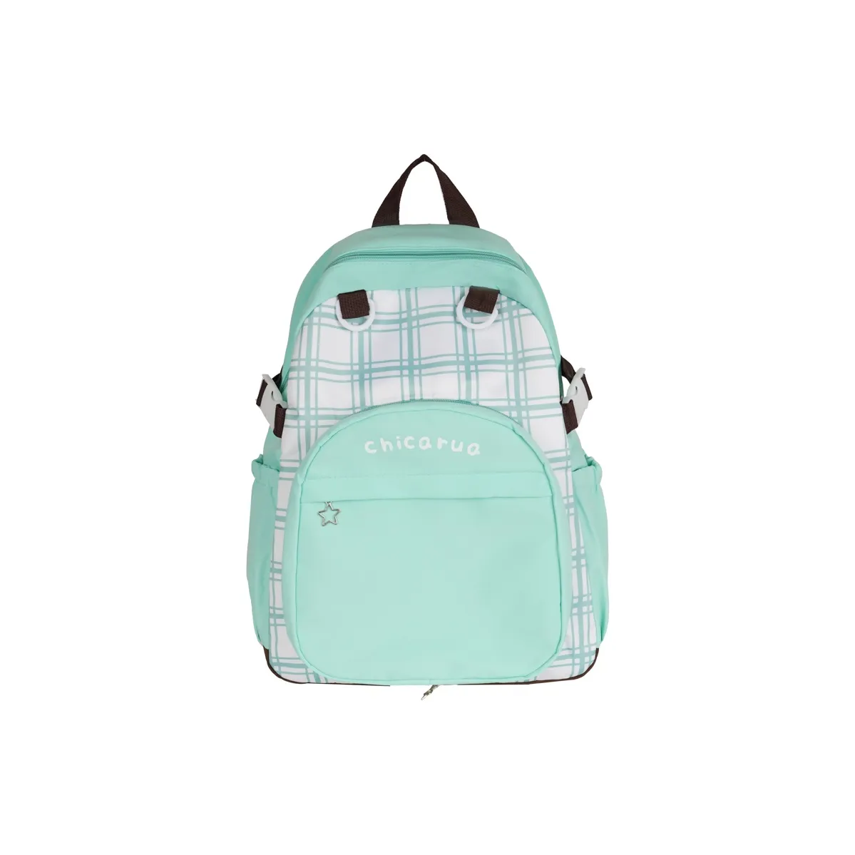 Villelon Нейлон Рюкзак Itabag Обычный Унисекс Зеленый Розовый Синий Черный