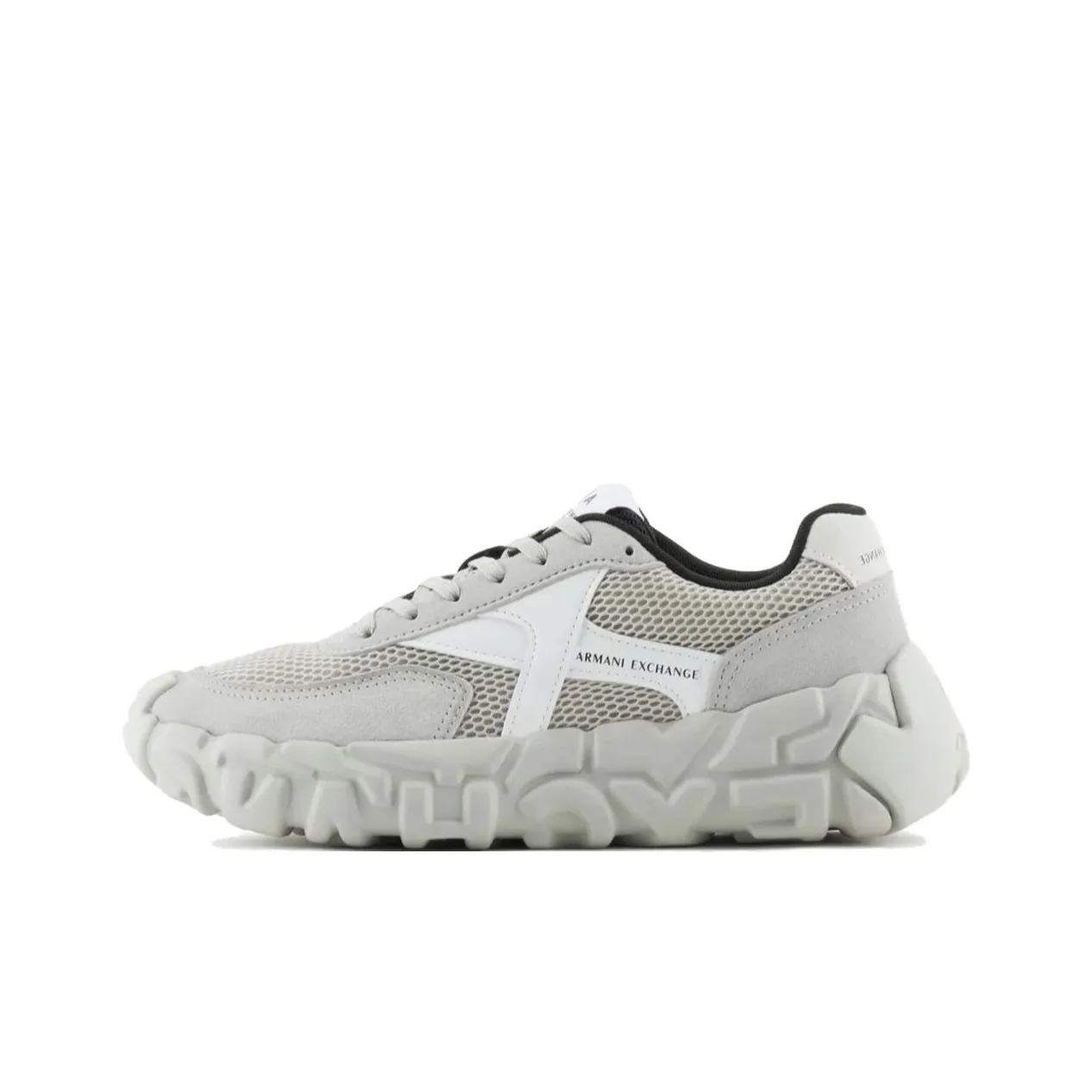ARMANI EXCHANGE Chunky Sneakers Men Low Top Gray