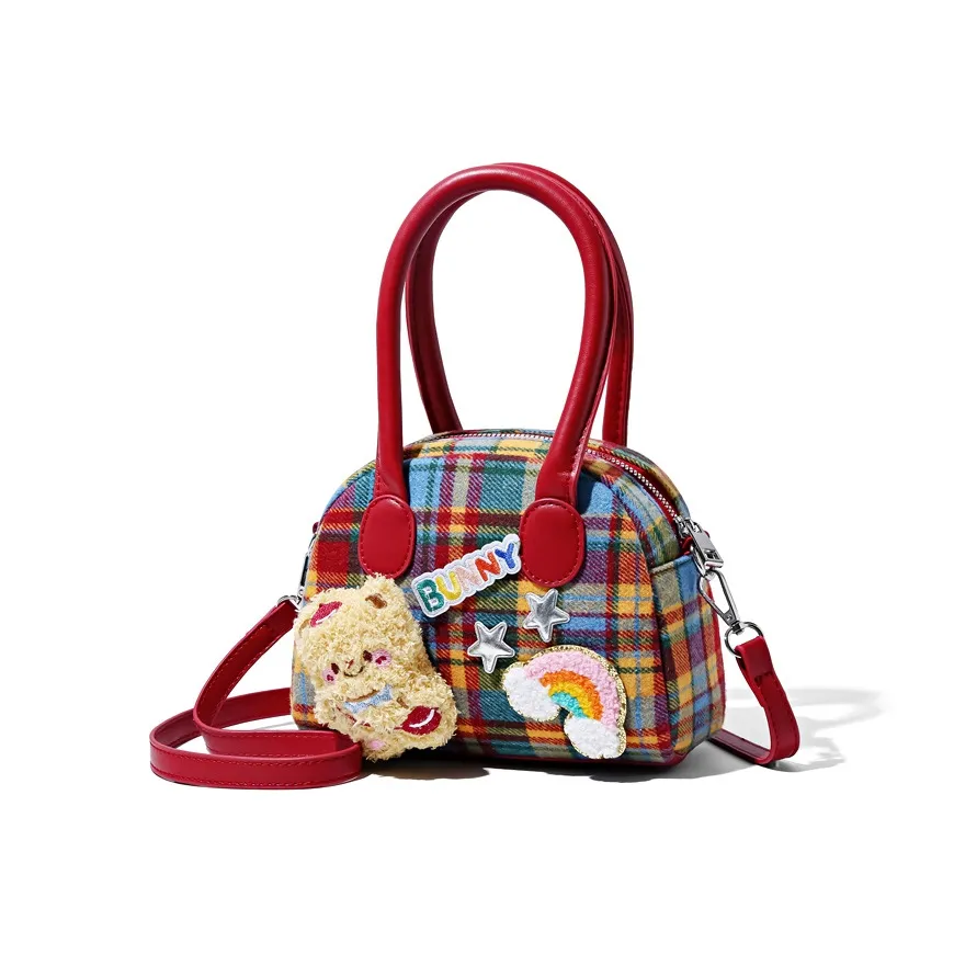 Lv Fielder Полиэстер Сумка Средняя Красная