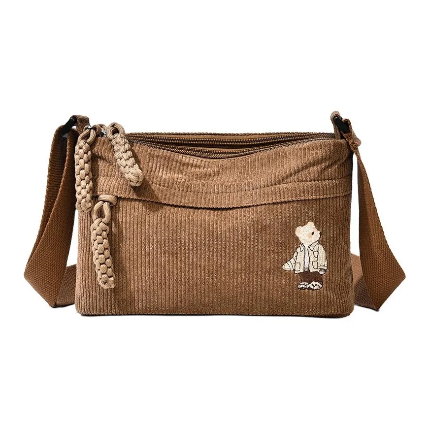 Ceion Keust Вельветовая сумка через плечо женская многоцветная