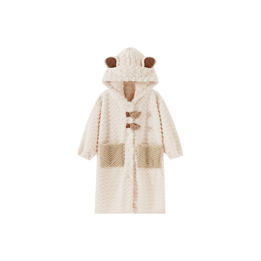 MEIJIAO Медвежонок Халат Женские Банные халаты