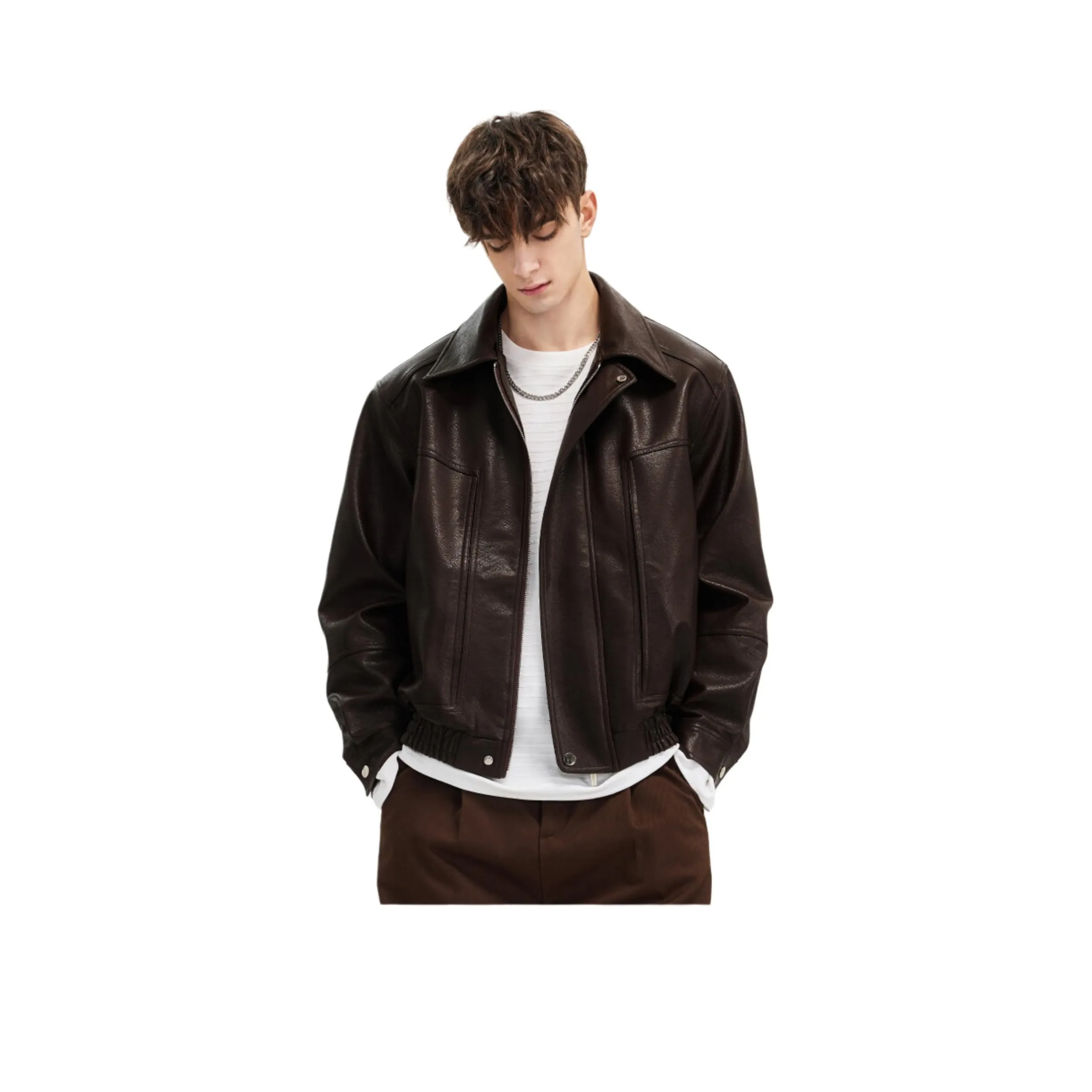 WILD LEADER Vedri кожа куртка мужская