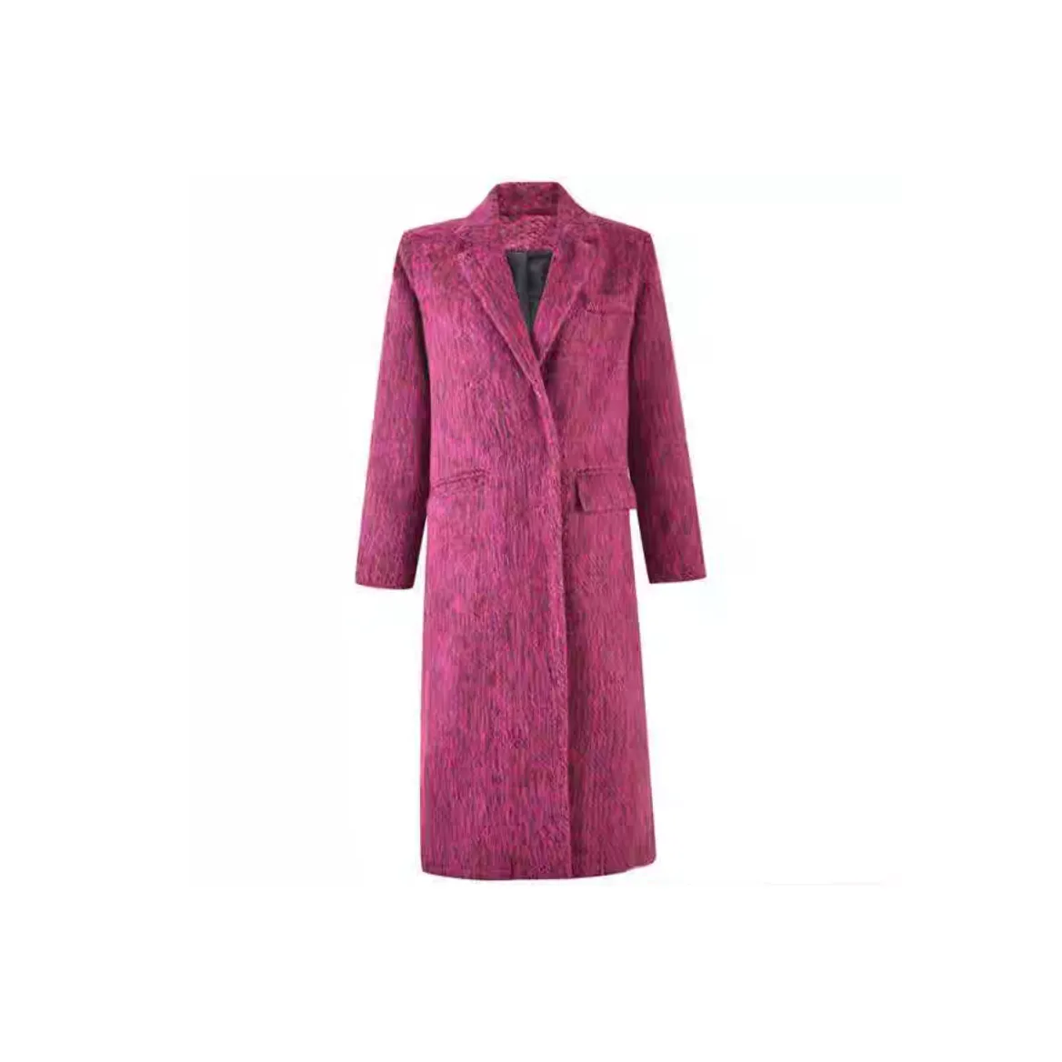 GORGEOUSIDEA Розовое Красное Пальто Женское Пальто