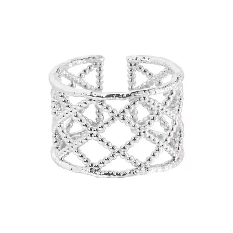 VARYVASE Белое золото с медным покрытием кольца женские